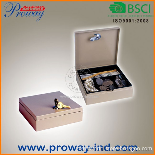 polular metal portable cash box /money box with key lock